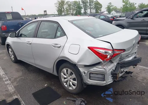 2016 Toyota Corolla Le from USA, damaged, VIN 2T1BURHE1GC586368